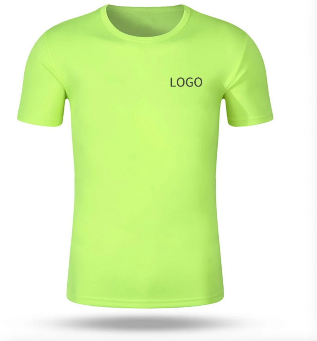Wholesale Stock Quick Drying Round Neck Tee Shirt Marathon Preferred Customized Garment Activity Overalls Printable Logo Pattern White T Shirt (TS8002)