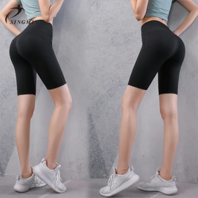 in Stock Tiktok Leggings Fitness Conjunto Yoga Shorts Scrunch Hot Pants Plus Size Running Short