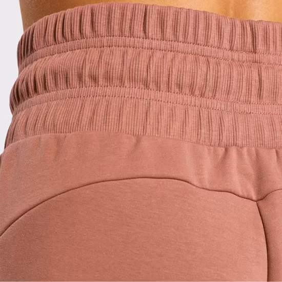 Xiamen Manufacture Factory Wholesale Custom Plus Size Cheap Clothing Juniors′ Smocked-Waist Jogger Pants