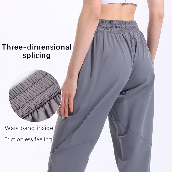 Sportswear Sports Wear Textile Yoga Wear Gym Wear Clothing Clothes Long Pants Jogger for Ladies Spring Autumn Wholesale