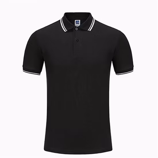 Plain Blank White Black Golf Sports Custom Logo Embroidered Cotton Men′ S Polo Shirt