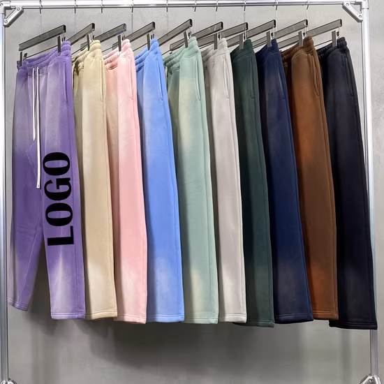 2023 Custom Men′s Fitted Jeans 100% Cotton Washed Ripped Vintage Jeans Pants& Trousers